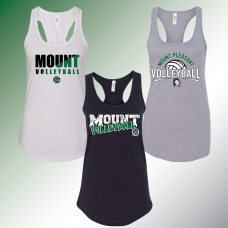 Mount Volleyball Racerback Tank Top